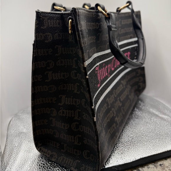Juicy Couture brown Tote with Pink Logo - Picture 2 of 11